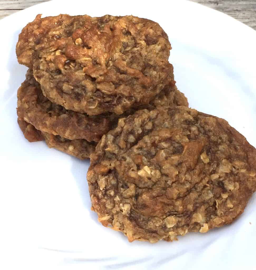 Golden Gluten-Free Oatmeal Cookies with Coconut - Cedarbirch Musings
