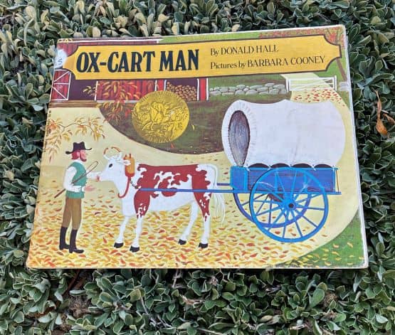 Oxcart Man Book on grass