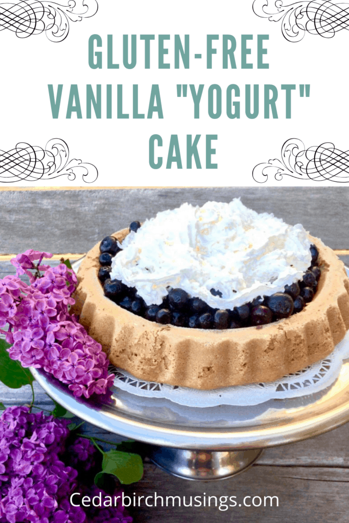 Gluten free Vanilla Yogurt Cake pin