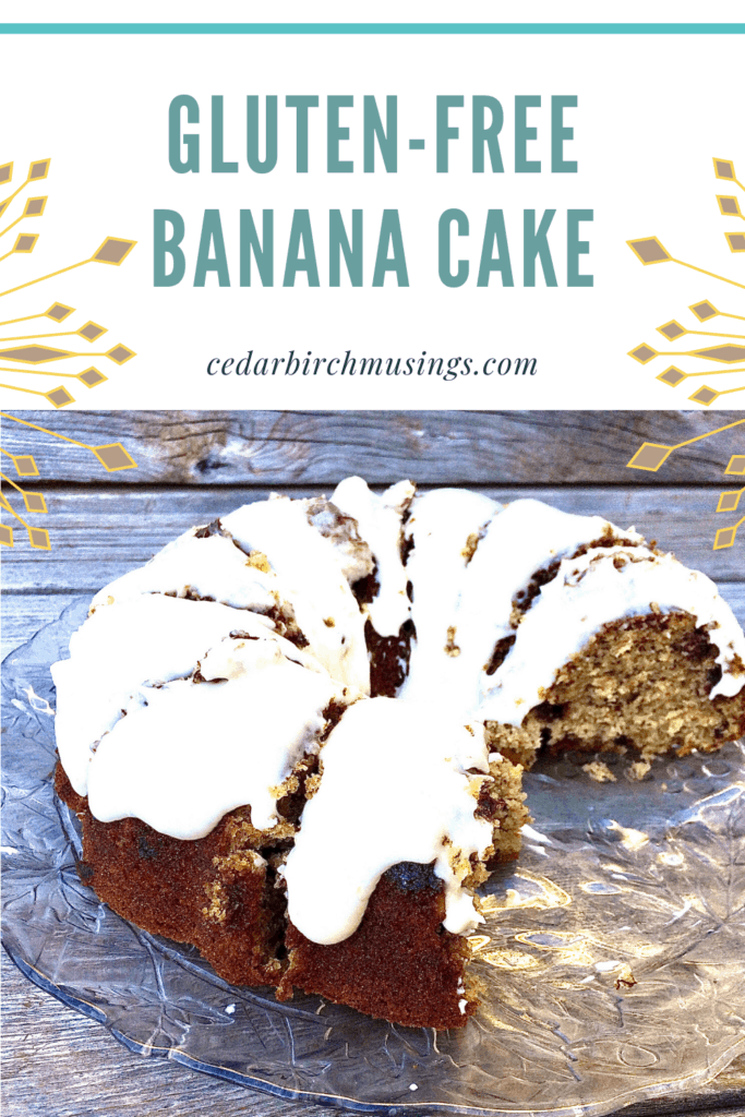 Gluten free Banana Cake pin