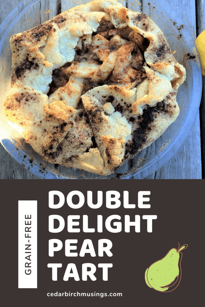Double Delight Grain-Free Pear Tart pin