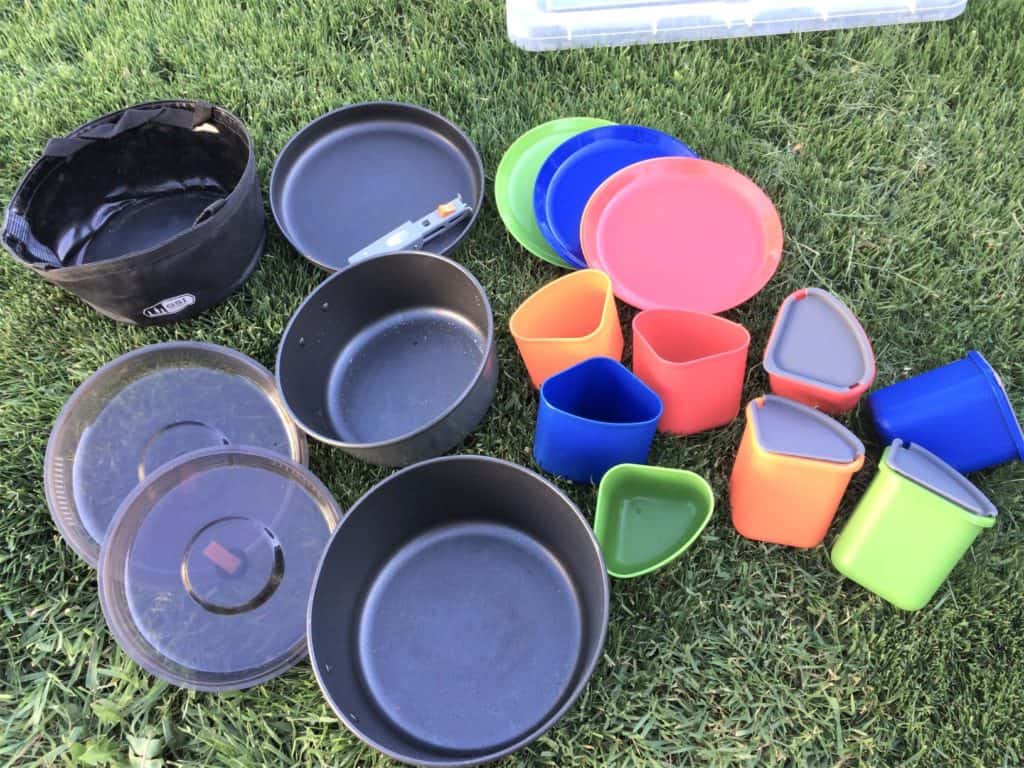 Nesting dishware and pans