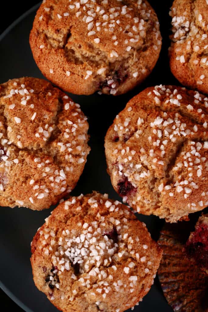 gluten free blackberry muffins