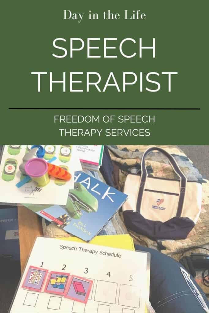 Day in the life of speech therapist pin