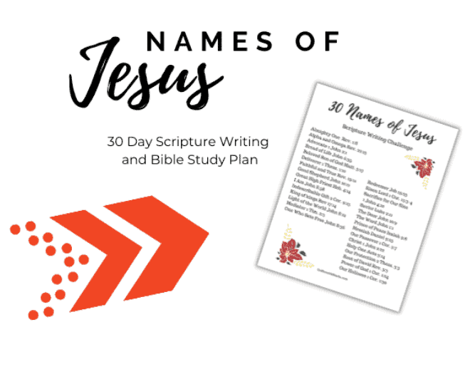 Names of Jesus reading plan