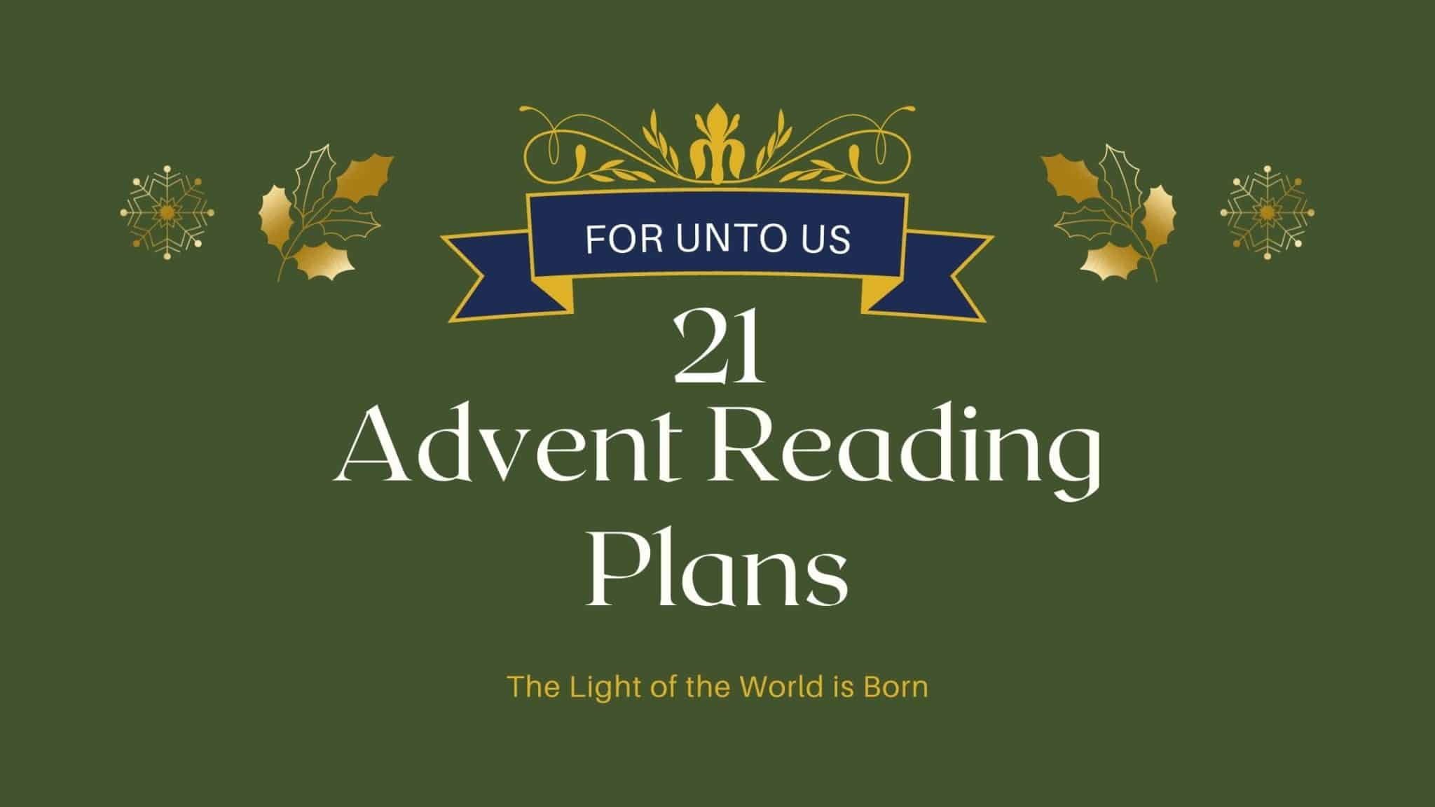 21 Christmas Advent Scripture Reading Plans - Cedarbirch Musings