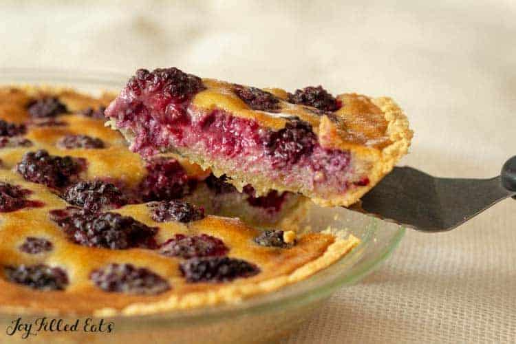 Blackberry Custard Pie