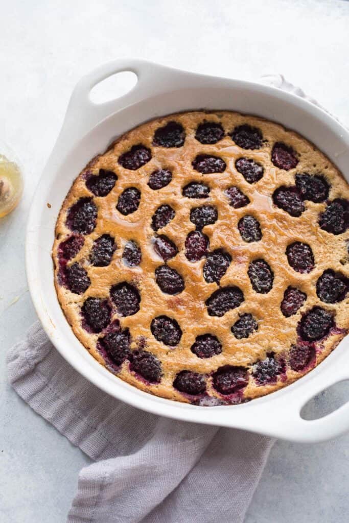 Blackberry Honey Clafoutis