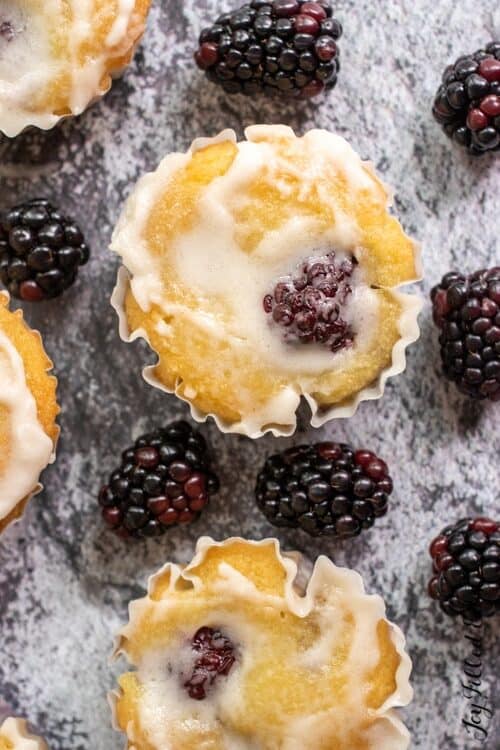 low carb frosted muffins