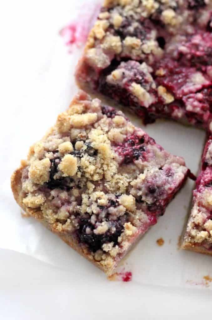 Blackberry Crumb Bar