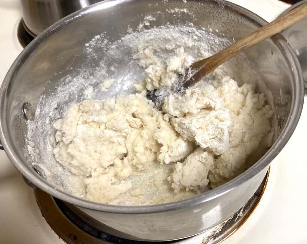 cooking puff dough