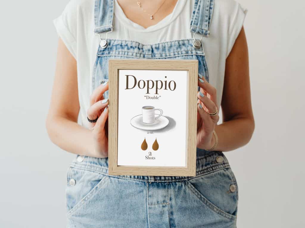 Doppio Coffe poster