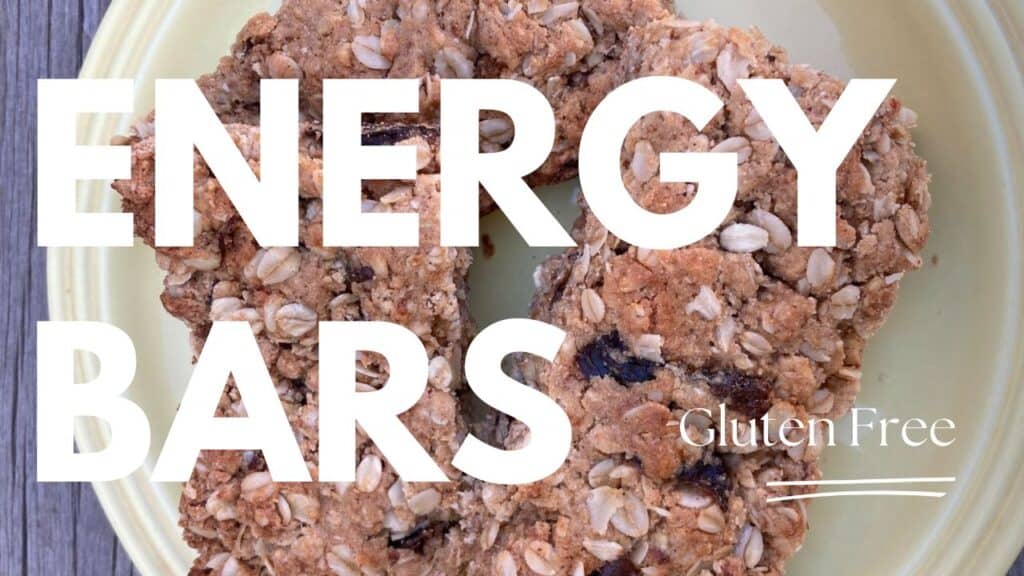 Energy Bars on a plate