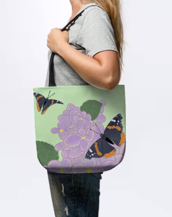 hydrangea bag