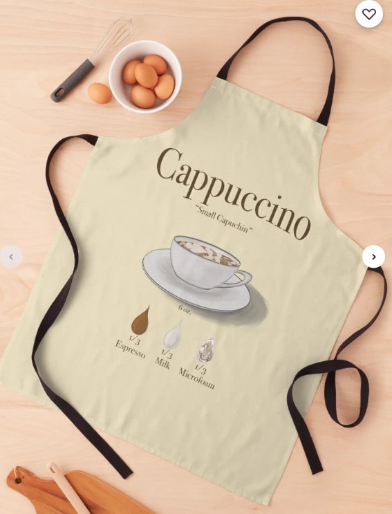 Cappuccino apron