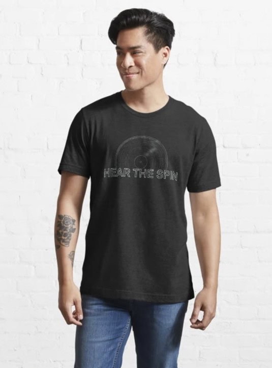 Vinyl LP record tshirt