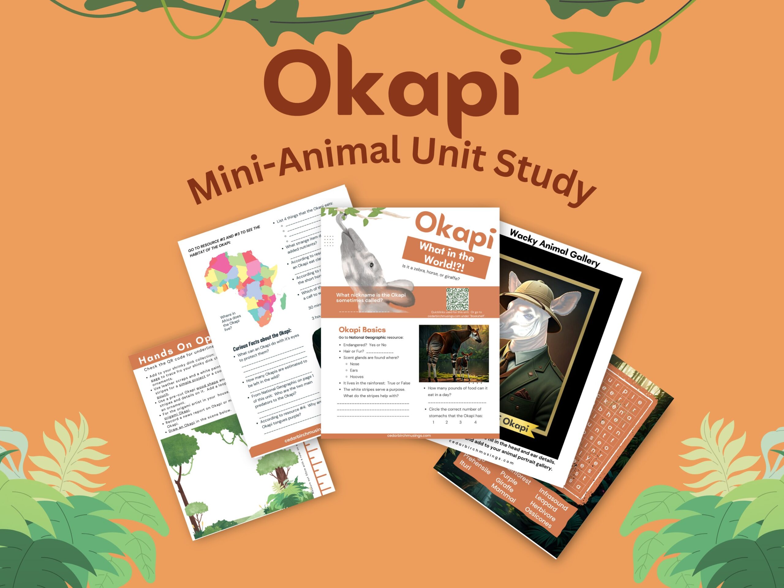 Okapi unit study