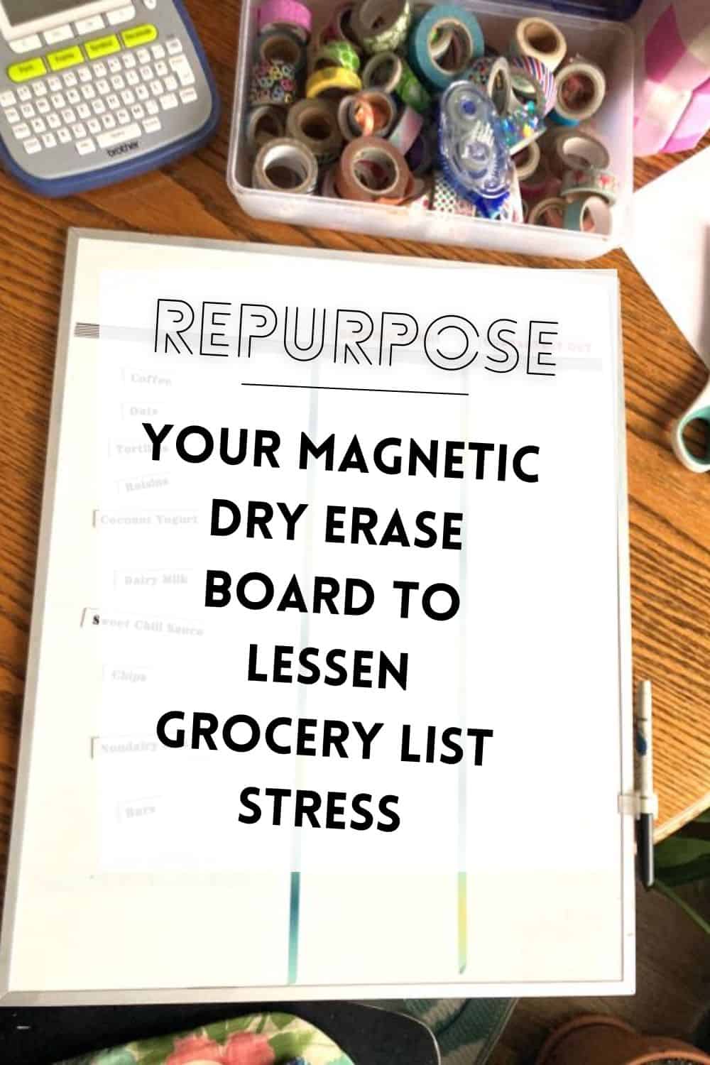 Magnetic dry erase board