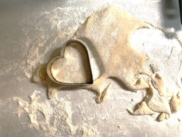 Cookie dough cutouts