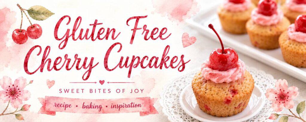pink cupcake with cherry on top and article title