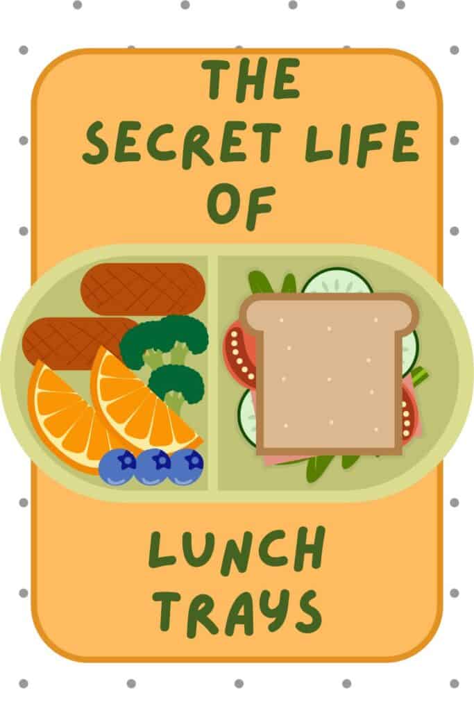 lunch tray with food