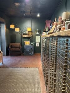 Bank vault gift shop