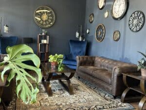 wall clocks and old style furniture