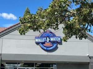 Wallet and Watch coffee shop